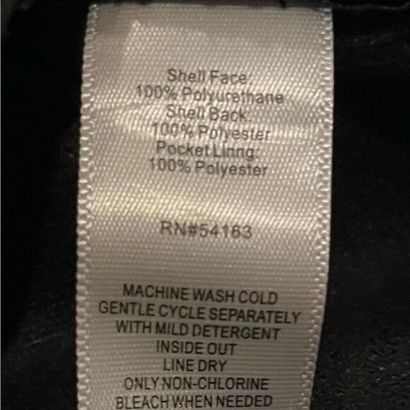 Faux Leather Mini Skirt by Marc New York -Size Medium - Picture 6 of 7